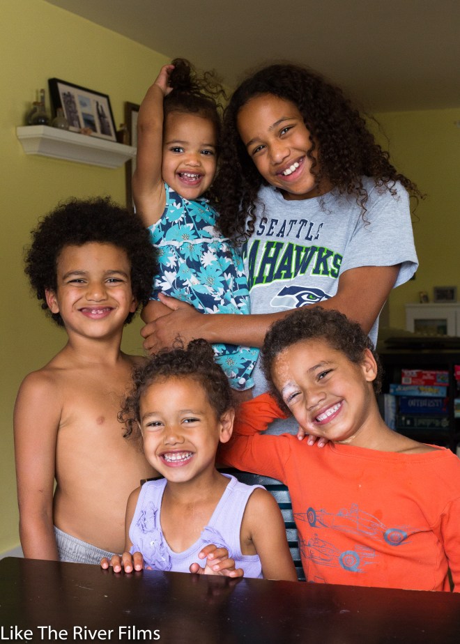 Ages: Zoe 10, Zeke 6, Oliver 5, Abby 4 and Charlotte 18 Months